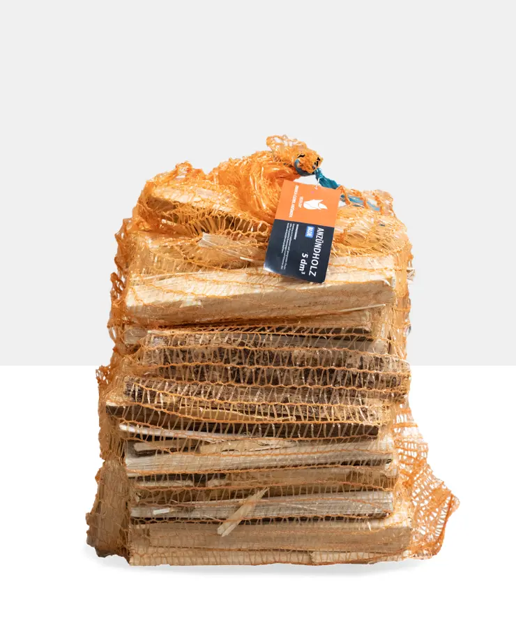 Ein Sack Anzündholz BLUE