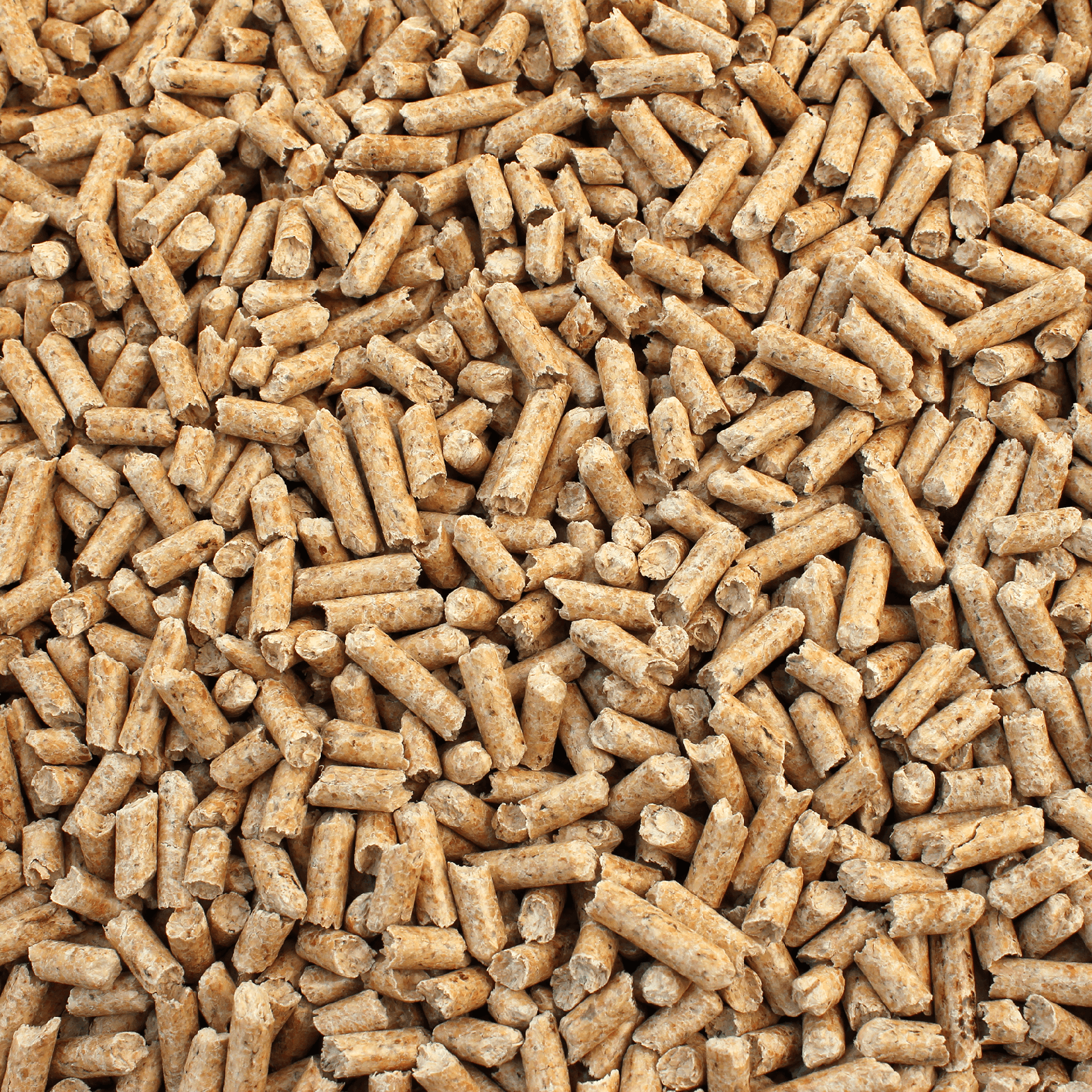 Textur von Holzpellets